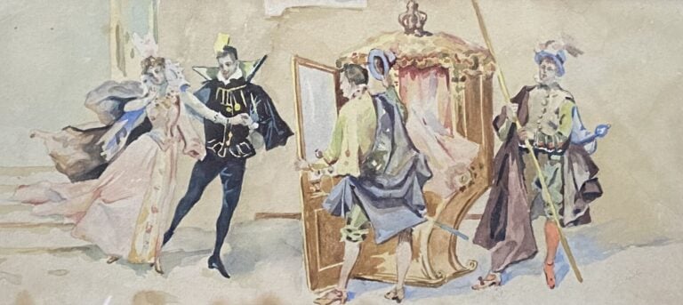 Ecole de la fin du XIXe-début du XXe siècle - Ensemble d'environ dix-sept table…