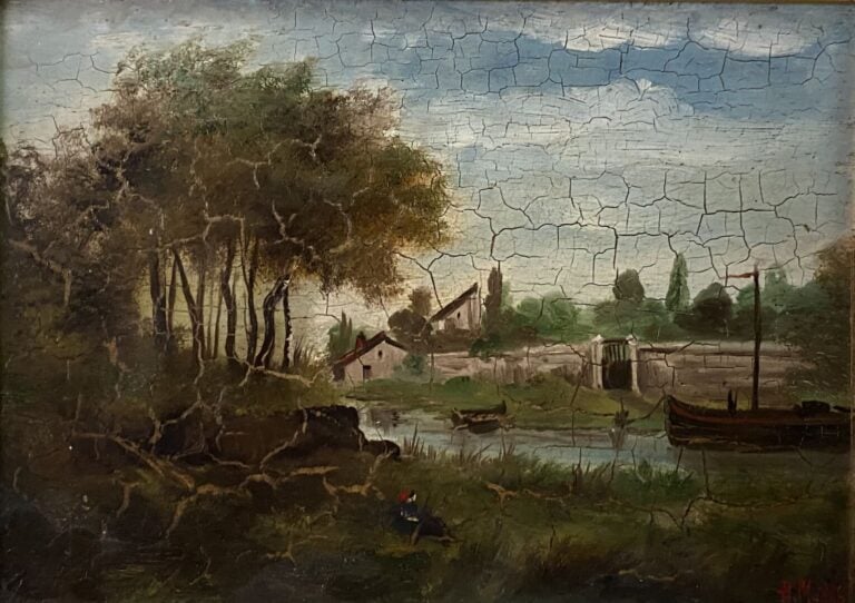 Ecole de la fin du XIXe-début du XXe siècle - Ensemble d'environ dix-sept table…