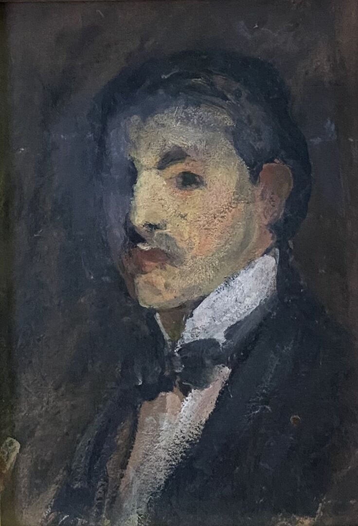 Ecole de la fin du XIXe - début du XXe siècle - Ensemble d'environ dix tableaux…