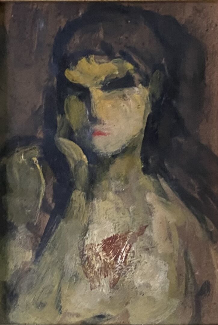 Ecole de la fin du XIXe - début du XXe siècle - Ensemble d'environ dix tableaux…