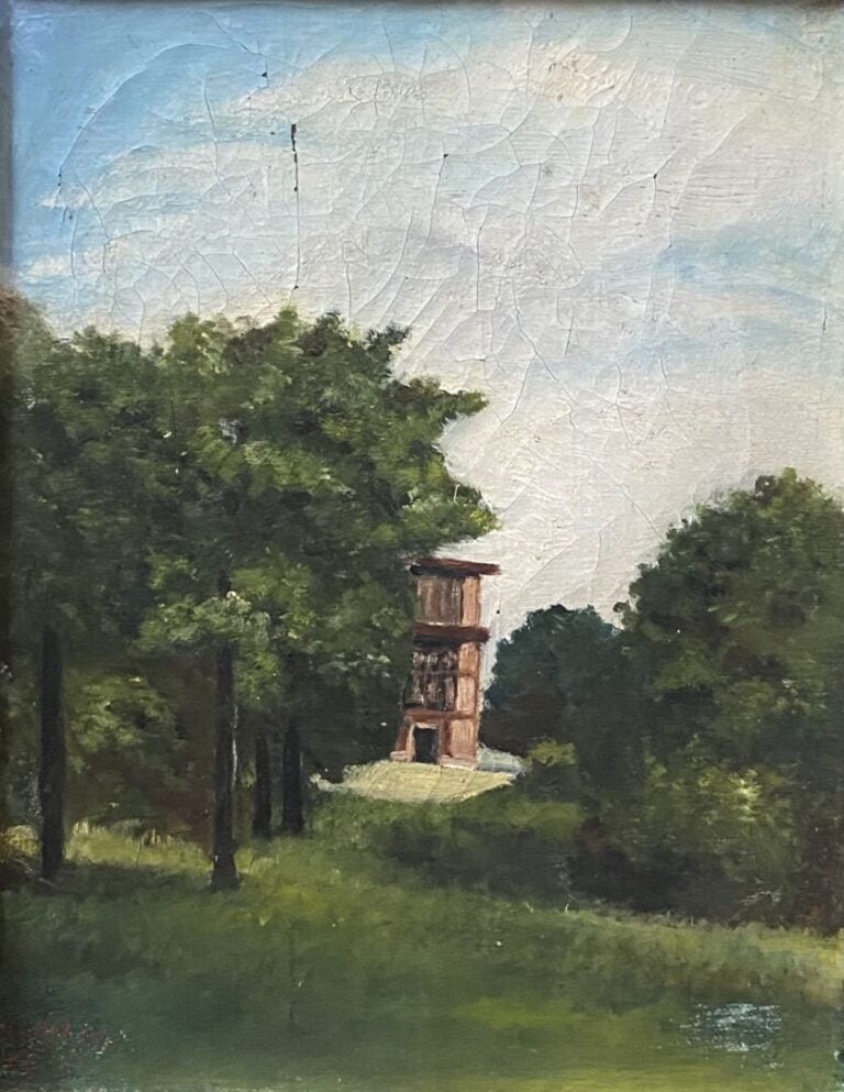 Ecole de la fin du XIXe-début du XXe siècle - Ensemble d'environ douze tableaux…