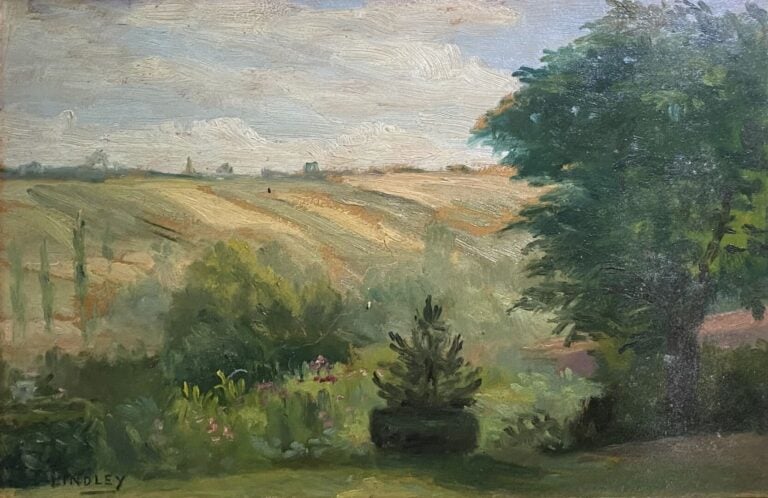 Ecole de la fin du XIXe-début du XXe siècle - Ensemble d'environ neuf tableaux…