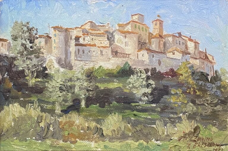 Ecole de la fin du XIXe-début du XXe siècle - Ensemble d'environ neuf tableaux…