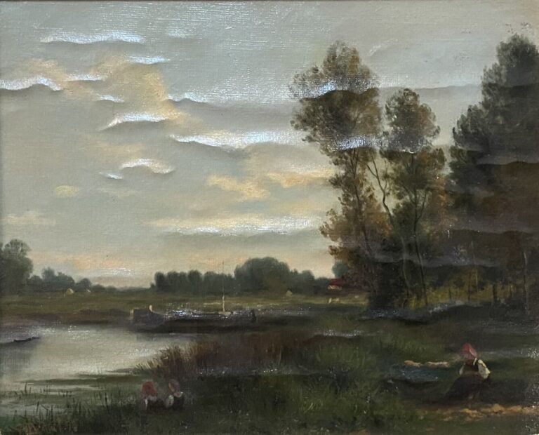 Ecole de la fin du XIXe-début du XXe siècle - Ensemble d'environ quatorze table…