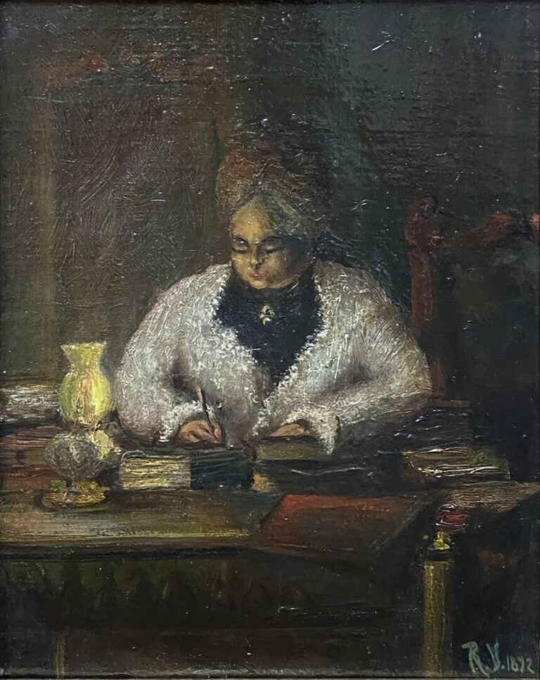 Ecole de la fin du XIXe-début du XXe siècle - Ensemble d'environ quatorze table…