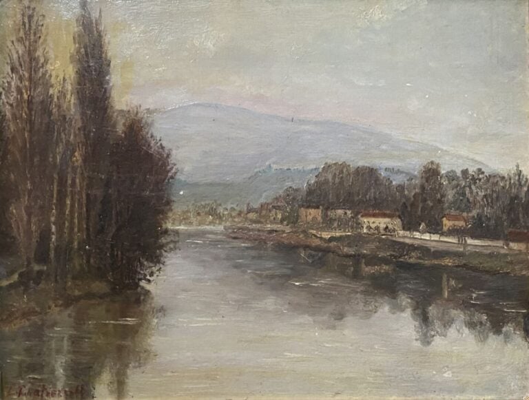 Ecole de la fin du XIXe-début du XXe siècle - Ensemble d'environ quatorze table…