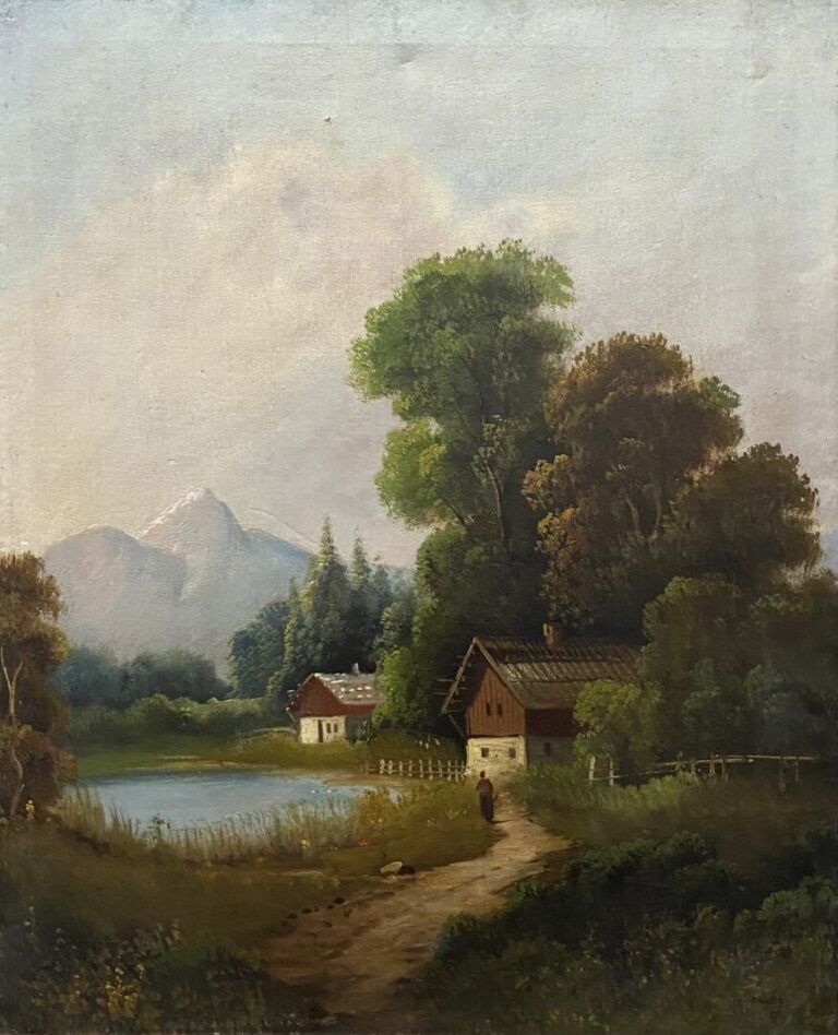 Ecole de la fin du XIXe-début du XXe siècle - Ensemble d'environ quatorze table…