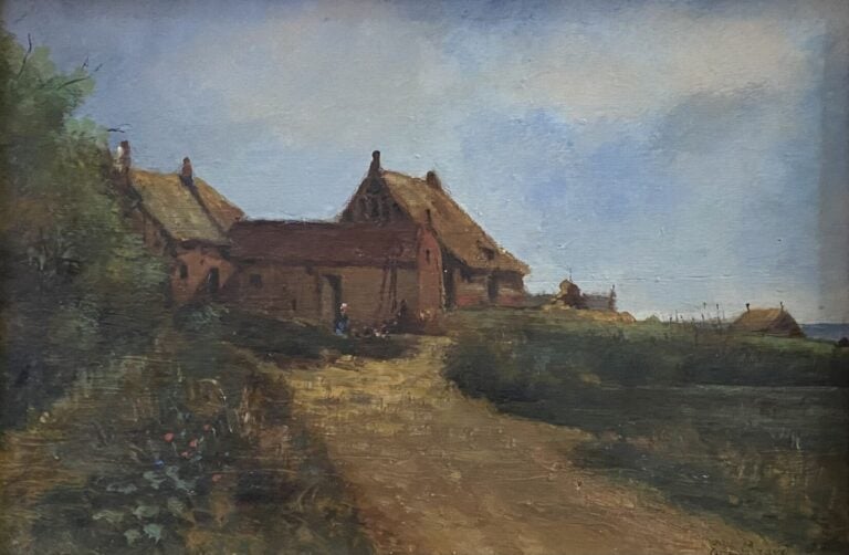 Ecole de la fin du XIXe-début du XXe siècle - Ensemble d'environ quinze tableau…