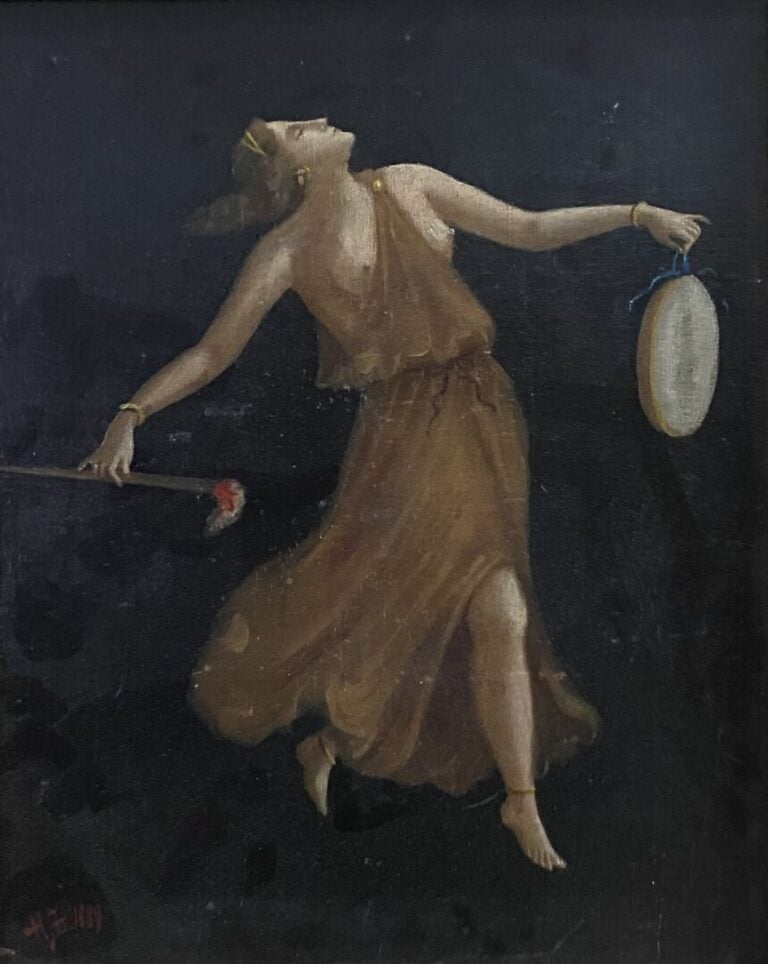 Ecole de la fin du XIXe-début du XXe siècle - Ensemble d'environ quinze tableau…