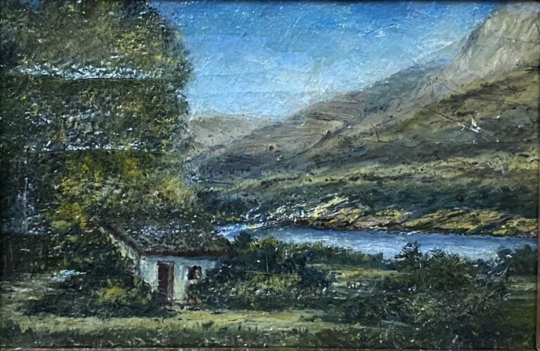Ecole de la fin du XIXe-début du XXe siècle - Ensemble d'environ seize tableaux…