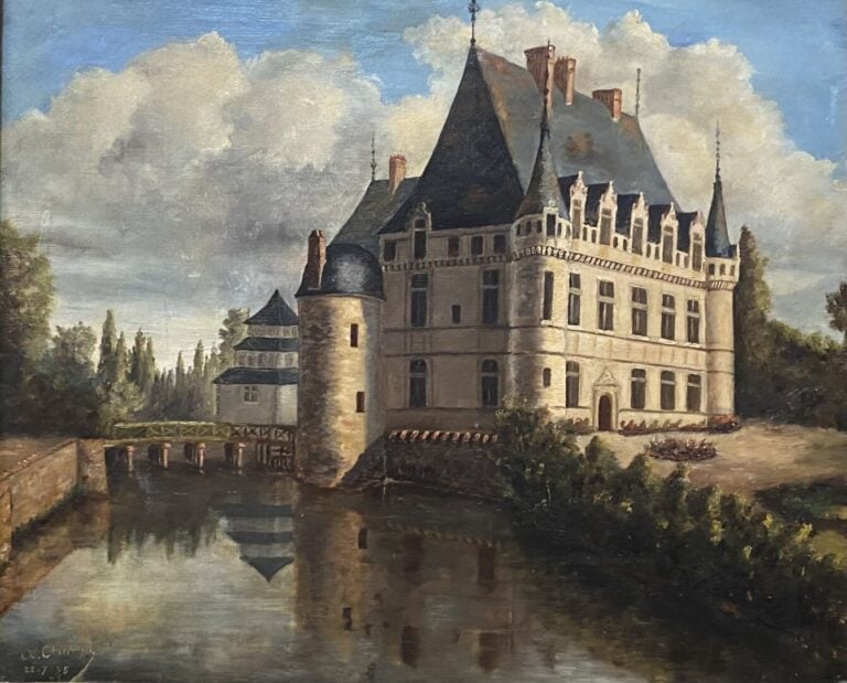 Ecole de la fin du XIXe-début du XXe siècle - Ensemble d'environ seize tableaux…