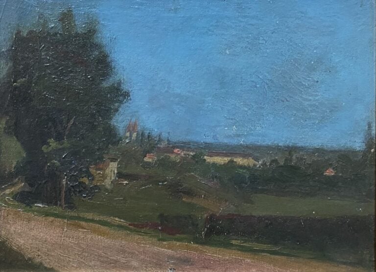 Ecole de la fin du XIXe-début du XXe siècle - Ensemble d'environ seize tableaux…