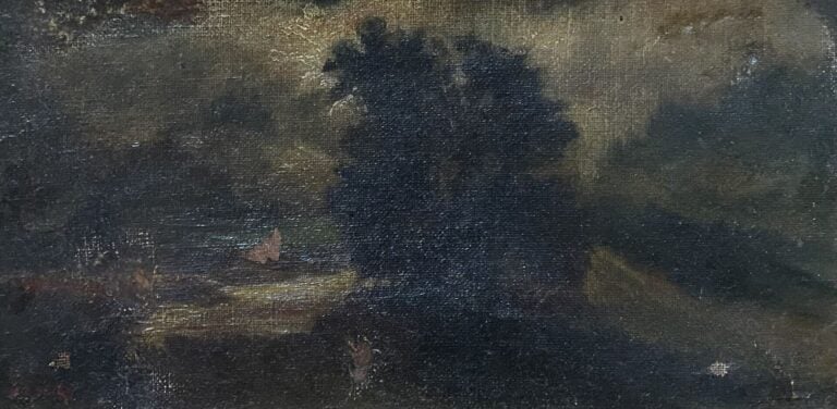 Ecole de la fin du XIXe-début du XXe siècle - Ensemble d'environ seize tableaux…