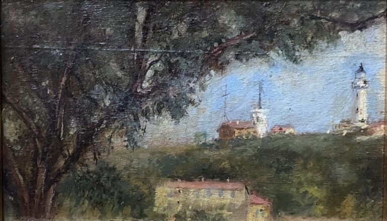 Ecole de la fin du XIXe-début du XXe siècle - Ensemble d'environ seize tableaux…