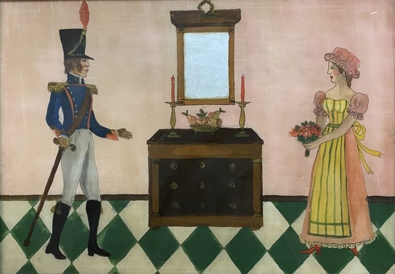 Ecole de la fin du XIXe-début du XXe siècle - Ensemble d'environ treize tableau…
