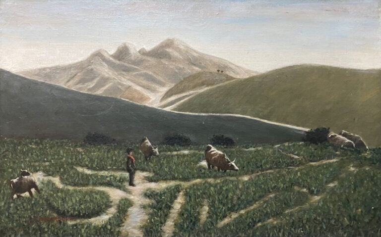 Ecole de la fin du XIXe-début du XXe siècle - Ensemble d'environ treize tableau…