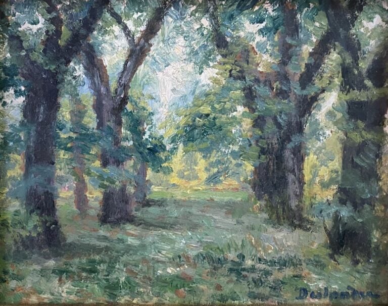 Ecole de la fin du XIXe et XXe siècle - Ensemble d'environ neuf tableaux compre…