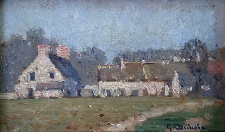 Ecole de la fin du XIXe et XXe siècle - Ensemble d'environ neuf tableaux compre…
