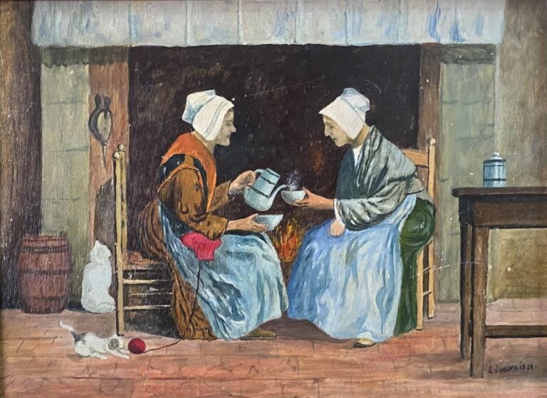 Ecole fin XIXe - début XXe siècles - Important ensemble d'environ quinze tablea…