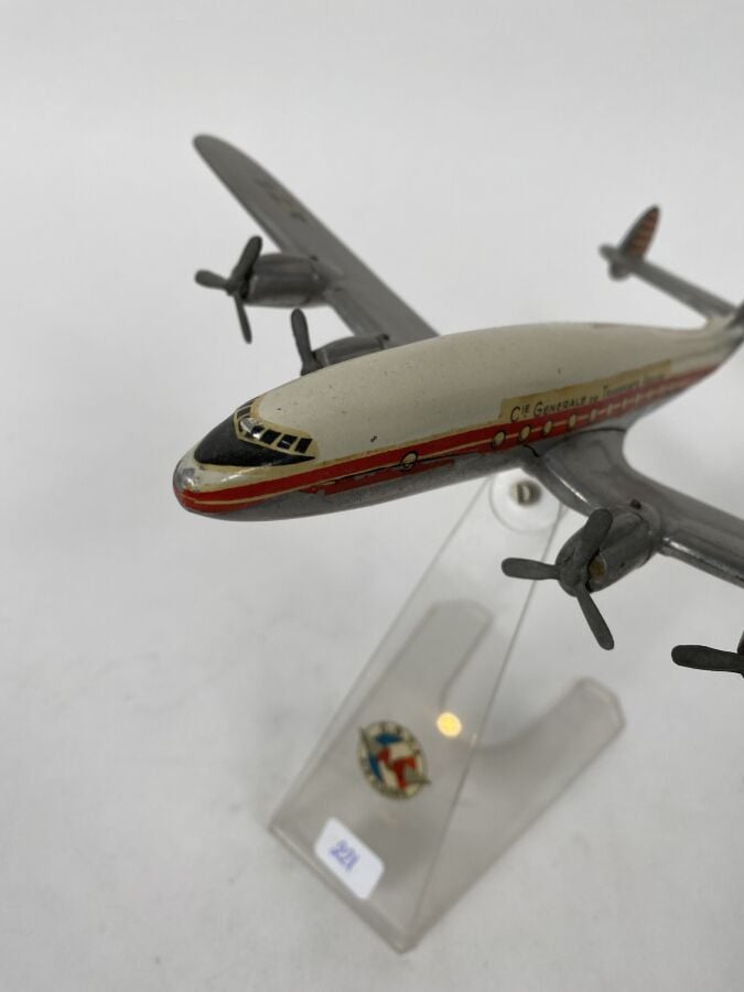 Lockheed Constellation 749 CGTA Air Algérie F-BAZE au 1/125ème en aluminium pei…