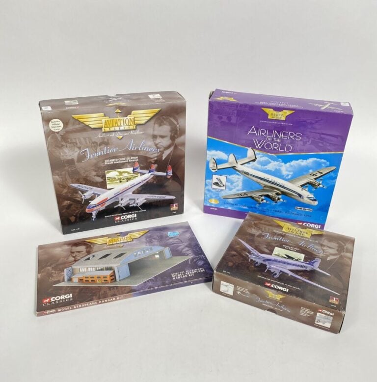 Lot de 4 avions en die cast par « Corgi Aviation Archive » au 1/144ème en - BO…