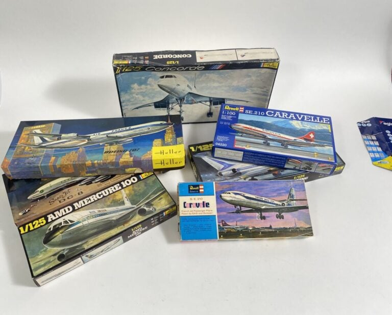 Lot de 7 maquettes en plastique à monter en BO des années 1970 par - Revell, He…