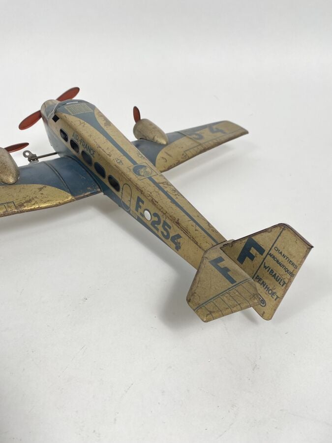 « Penhouet Wibault - Le Diligent F 254 » / avion jouet JEP (jouet de Paris) - -…