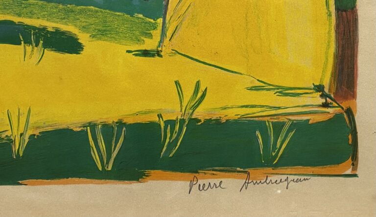 Pierre AMBROGIANI (1907-1985) - Paysage - Lithographie signée en bas à droite -…