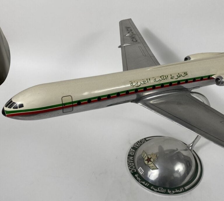 Sud Aviation SE 210 Caravelle Royal Air Maroc CN-CCV anu 1/50ème, réalisé en 19…