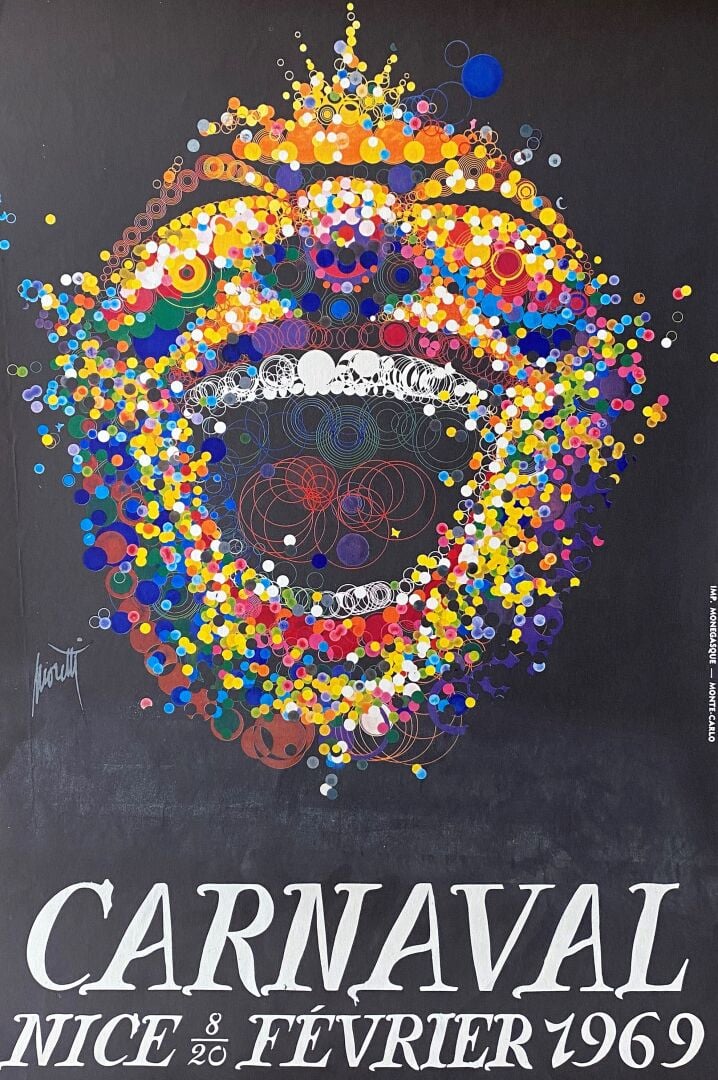Affiches sur le thème du carnaval comprenant : - - Raymond MORETTI (1931-2005),…