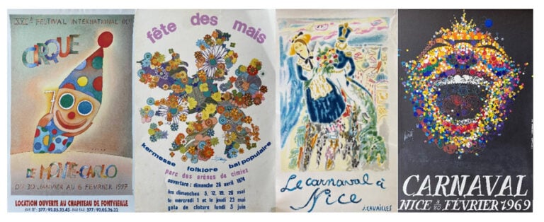 Affiches sur le thème du carnaval comprenant : - - Raymond MORETTI (1931-2005),…
