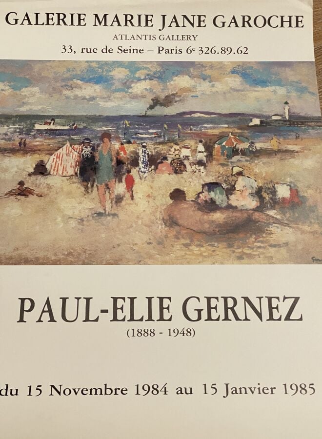 AFFICHES XXème SIECLE - Ensemble de 22 affiches d'artistes : dont Fabre, Gernez…