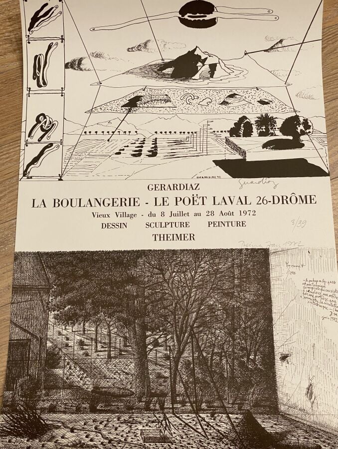 AFFICHES XXème SIECLE - Ensemble de 22 affiches d'artistes : dont Fabre, Gernez…