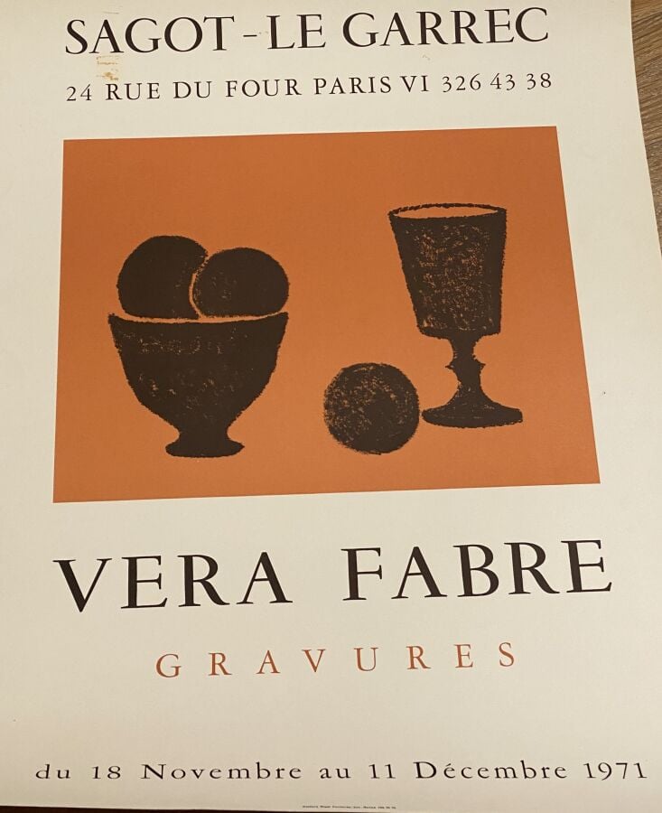 AFFICHES XXème SIECLE - Ensemble de 22 affiches d'artistes : dont Fabre, Gernez…
