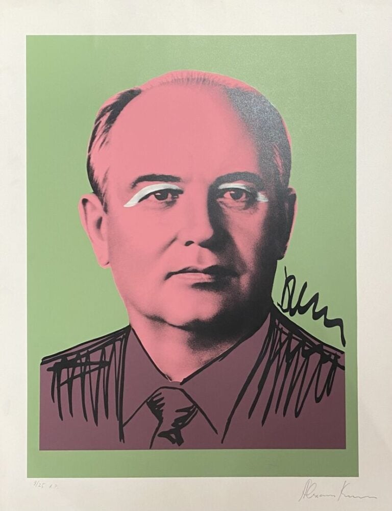 Aleksander KOSOLAPOV (1943) - Gorby, 1991 - Lithographie, signée en bas à droit…