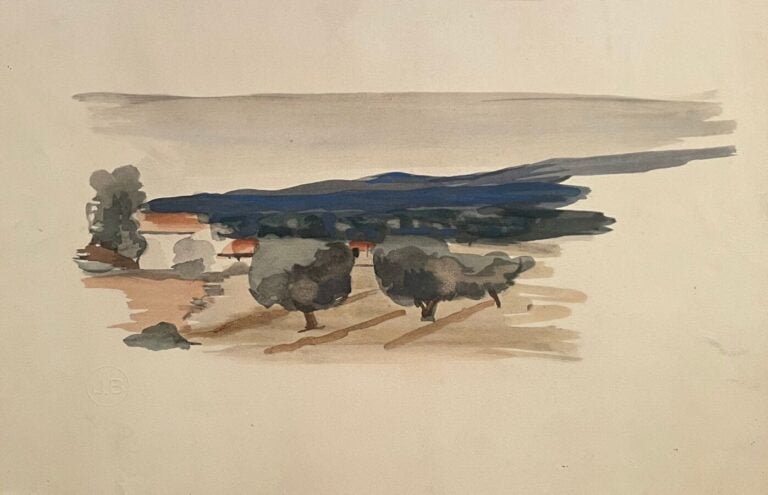 André DERAIN (1880-1954) (01151) - Paysage circa 1933 - Lithographie sur vélin,…