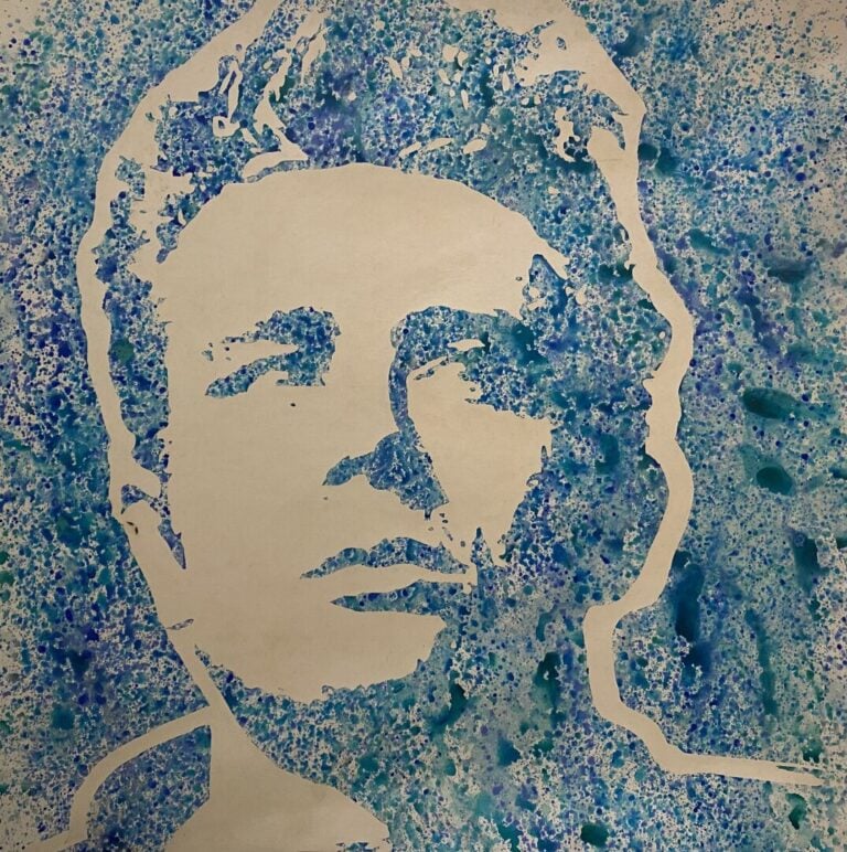 Athena MENEKRATIS (1978) - James Dean - Acrylique sur toile - Signée au dos - 1…