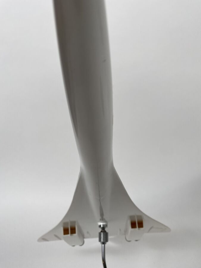 BAC Aérospatiale Concorde Air France F-BVFA au 1/100ème en plastique réalisée p…