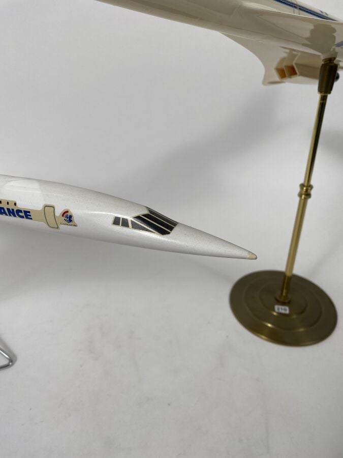 BAC Aérospatiale Concorde Air France F-BVFA au 1/100ème en plastique réalisée p…