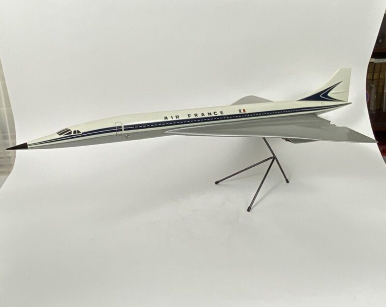 BAC Aérospatiale Concorde Air France (prototype) au 1/50ème en résine peinte ré…