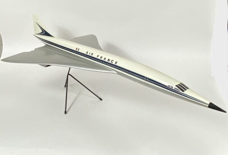 BAC Aérospatiale Concorde Air France (prototype) au 1/50ème en résine peinte ré…
