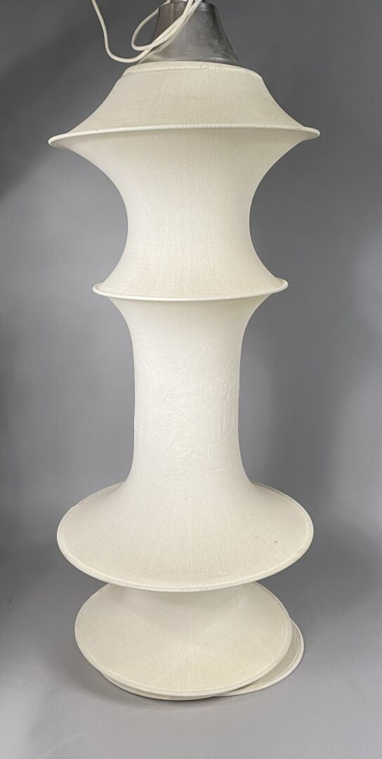 Bruno MURANI (1907-1998) Designer & Danese MILANO Éditeur - Paire de suspension…