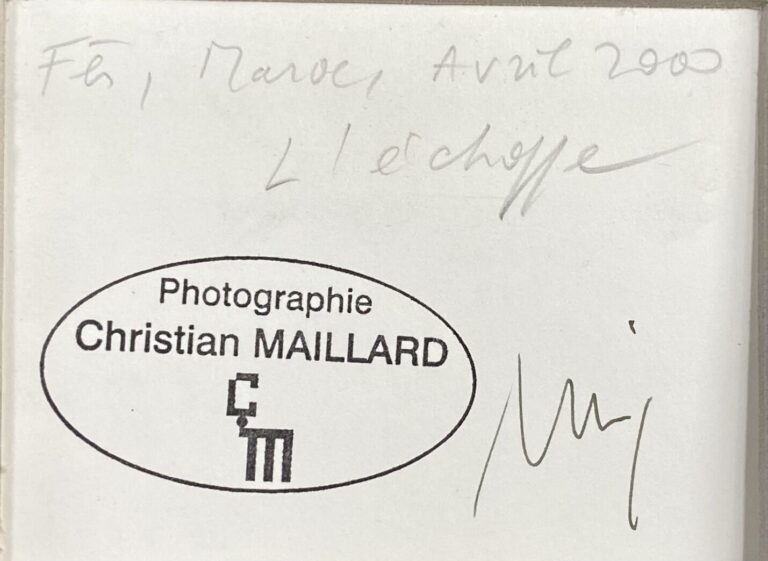 Christian MAILLARD (XX-XXIe) - Fès, l'homme à l'échoppe - Tirage argentique - S…