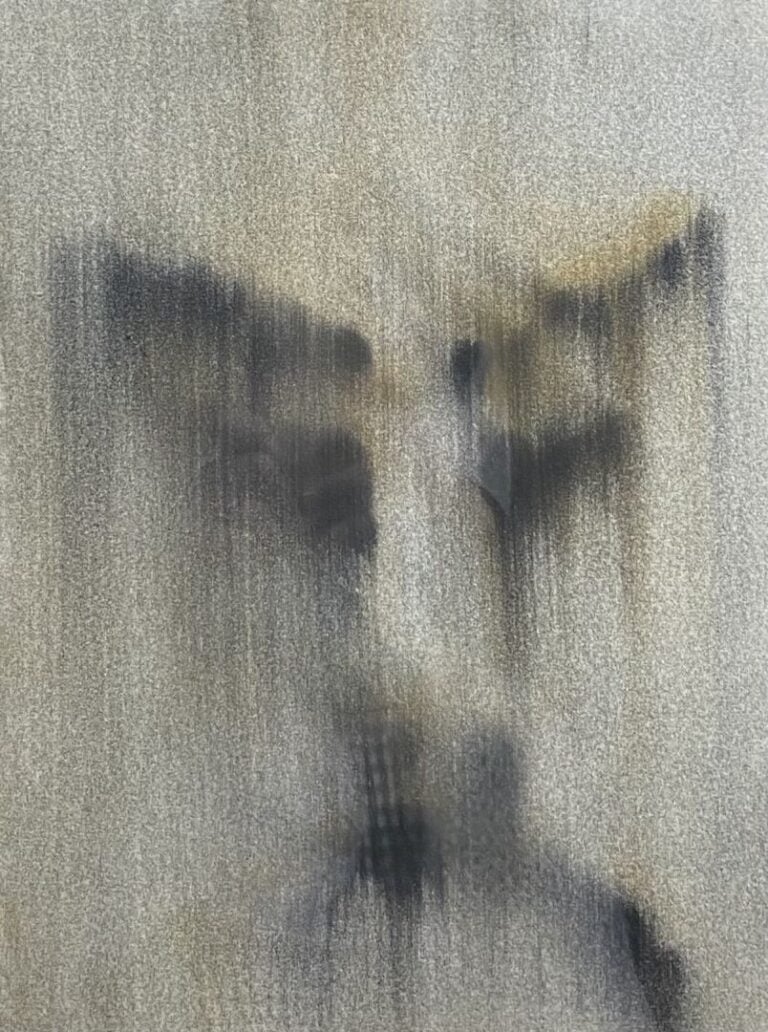 Claude PRIVET (1955) - Suaire - Pastel sur papier - Signé et cachet de l'atelie…
