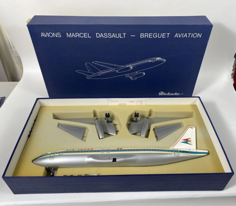 Dassault Breguet Mercure 100 au 1/50ème pour Air Inter F-BTTA en résine peint,…