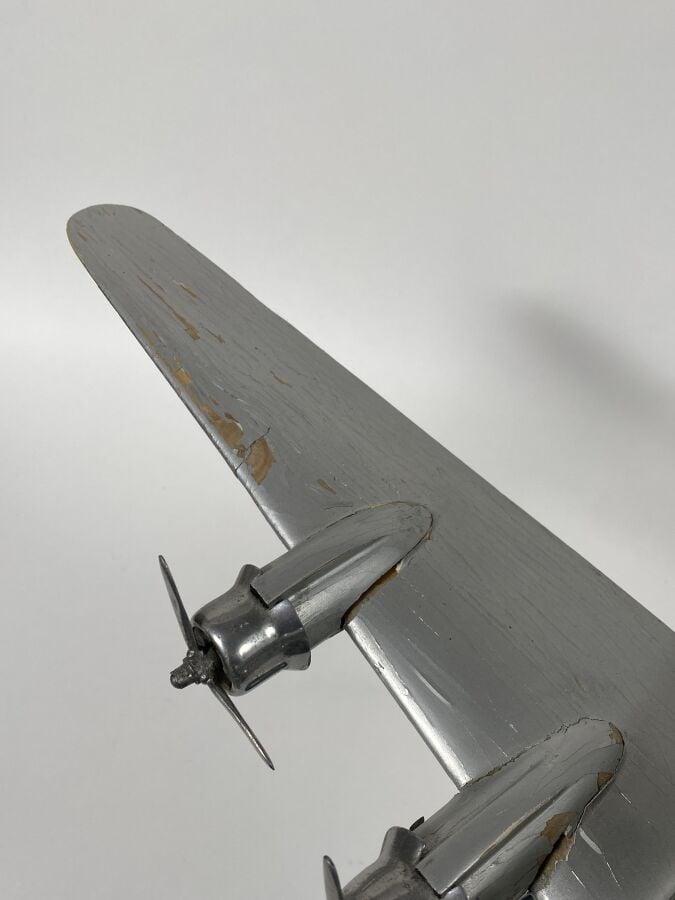 Douglas DC4 Air France F-BBDO, 1/50ème, fabrication MEE vers 1946 en boi et mét…