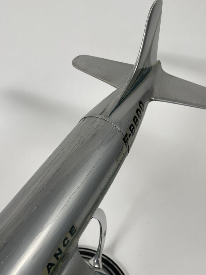 Douglas DC4 Air France F-BBDO, 1/50ème, fabrication MEE vers 1946 en boi et mét…