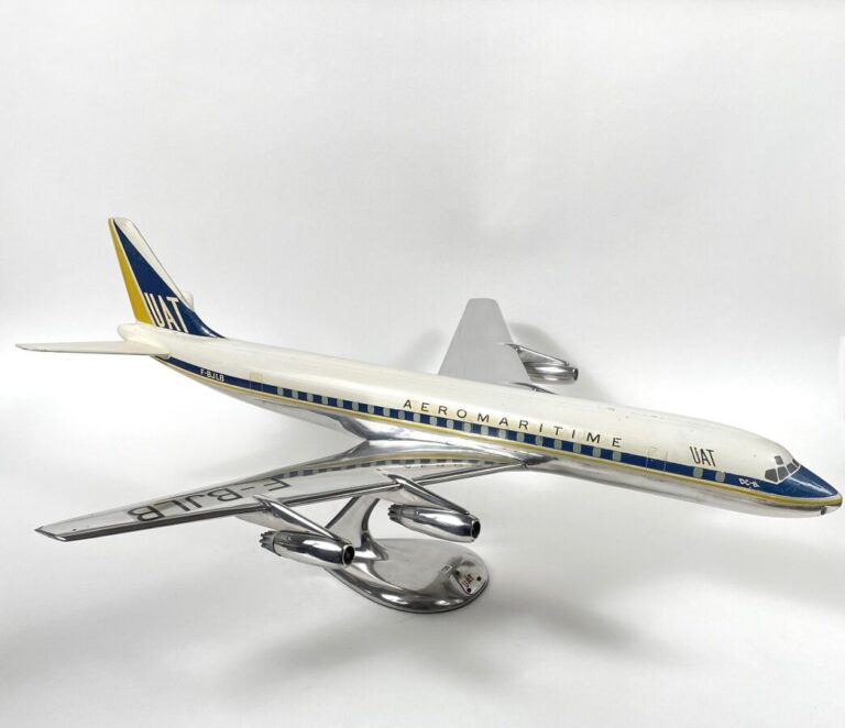 Douglas DC8-30 UAT (Aeromaritime) F-BLJB en aluminium, réalisé par Pan Publi ve…