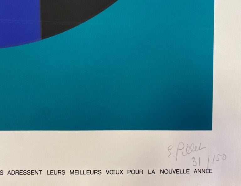 Edgard PILLET (1912-1996) - Composition - Lithographie en couleurs - Signée en…