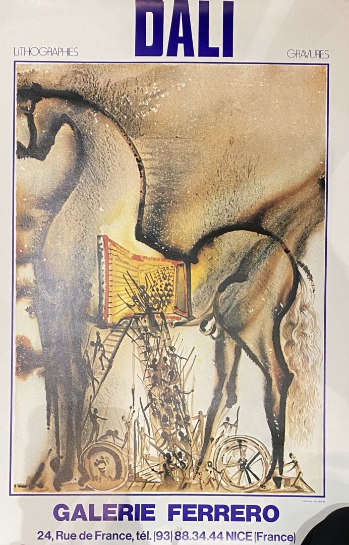 Ensemble d'affiches de la galerie Ferrero, Art Croisette Galerie, Galerie de la…